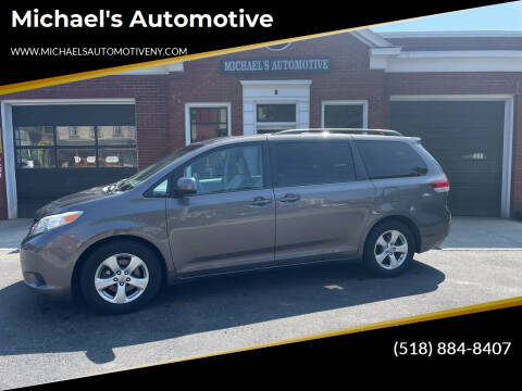 2013 Toyota Sienna for sale at Michael's Automotive in Ballston Spa NY