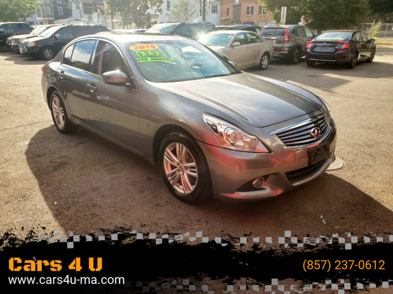 2015 Infiniti Q40 for sale at Cars 4 U in Haverhill MA