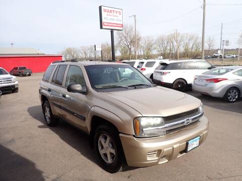 2004 Chevrolet TrailBlazer for sale at Marty's Auto Sales in Savage MN