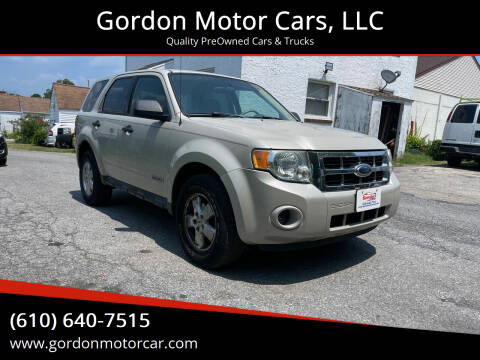 2008 Ford Escape for sale at Gordon Motor Cars, LLC in Frazer PA