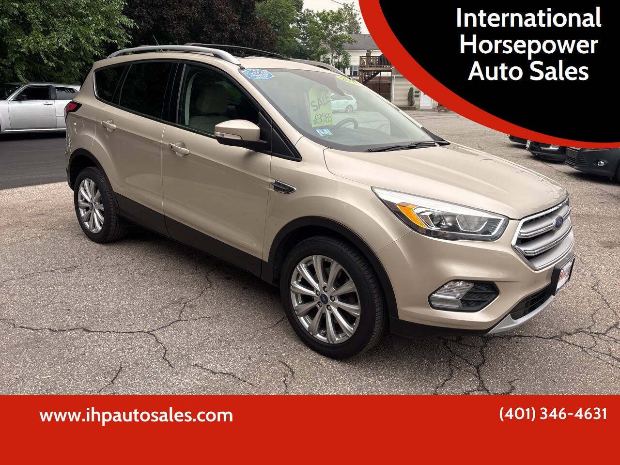 Gold 2017 Ford Escape SUV / Crossover All-Wheel Drive 6-Speed Automatic