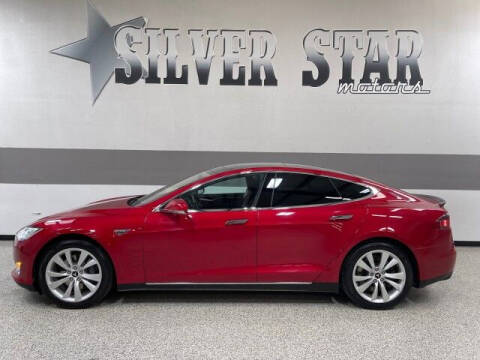 2014 Tesla Model S for sale at SILVERSTAR MOTORS in Midlothian TX