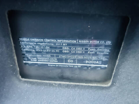 2017 Nissan Maxima 3.5 SR