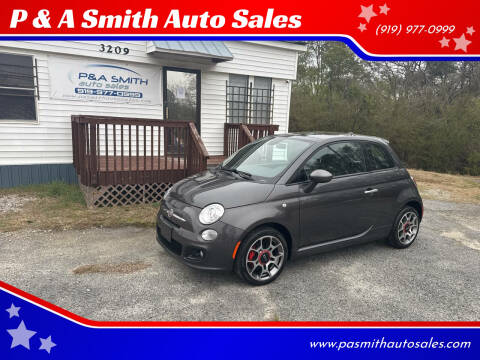 2015 FIAT 500 for sale at P & A Smith Auto Sales in Garner NC