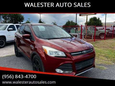 2016 Ford Escape for sale at WALESTER AUTO SALES in Hidalgo TX