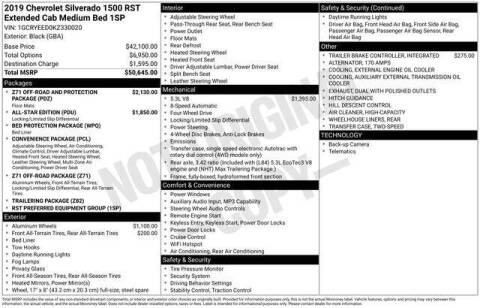 2019 Chevrolet Silverado 1500 RST