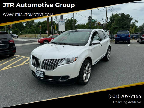 2013 Lincoln MKX for sale at JTR Automotive Group in Cottage City MD