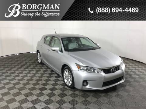 2012 Lexus CT 200h for sale at BORGMAN OF HOLLAND LLC in Holland MI