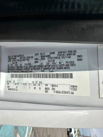 2011 Ford E-Series E-350 SD