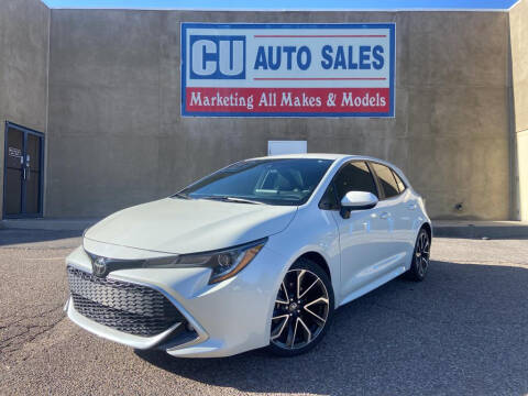 2020 Toyota Corolla Hatchback for sale at C U Auto Sales in Albuquerque NM