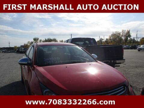 2016 Chevrolet Cruze Limited for sale at First Marshall Auto Auction in Harvey IL