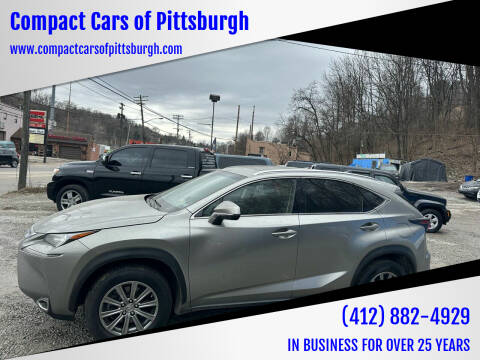 2017 Lexus NX 200t for sale at Compact Cars of Pittsburgh in Pittsburgh PA