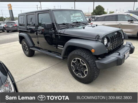 2016 Jeep Wrangler Unlimited for sale at Sam Leman Mazda in Bloomington IL