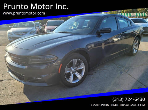 2016 Dodge Charger for sale at Prunto Motor Inc. in Dearborn MI