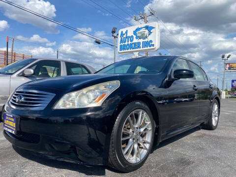 2008 Infiniti G35 for sale at A-1 Auto Broker Inc. in San Antonio TX