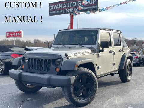 2007 Jeep Wrangler Unlimited for sale at Divan Auto Group in Feasterville Trevose PA
