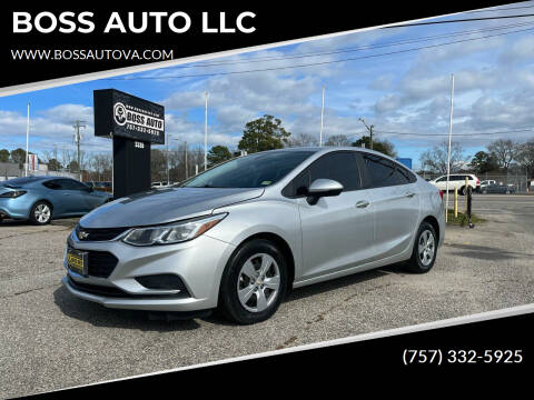 2018 Chevrolet Cruze for sale at BOSS AUTO LLC in Norfolk VA