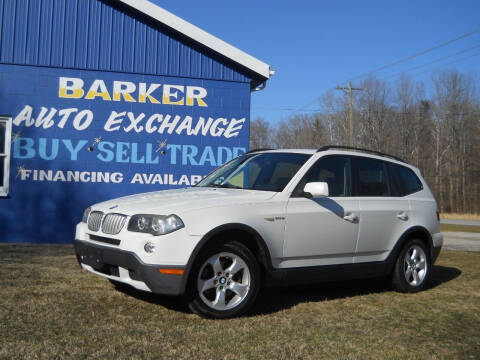 2007 BMW X3 for sale at BARKER AUTO EXCHANGE in Spencer IN