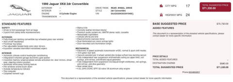 1999 Jaguar XK-Series XK8
