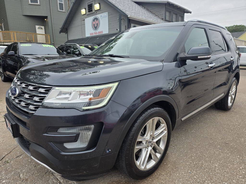 Blue 2017 Ford Explorer Limited AWD Limited 4dr SUV 1