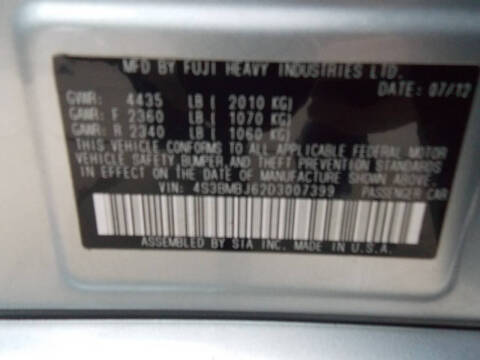 2013 Subaru Legacy 2.5i Limited