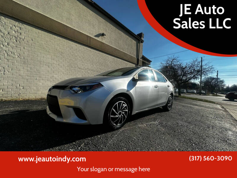 2015 Toyota Corolla for sale at JE Auto Sales LLC in Indianapolis IN