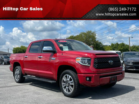 2019 Toyota Tundra for sale at Hilltop Car Sales in Knoxville TN