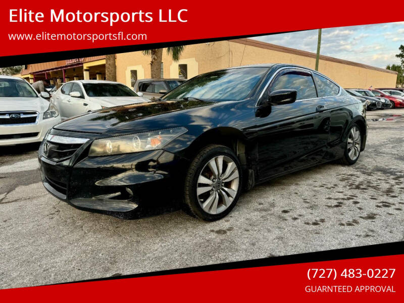 2012 Honda Accord for sale at Elite Motorsports LLC in Saint Petersburg FL