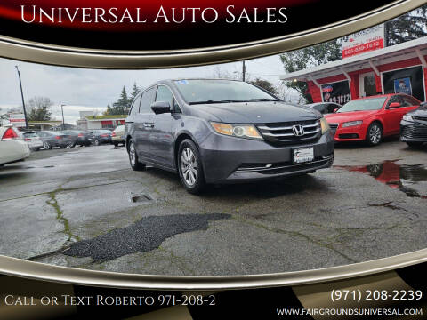 2014 Honda Odyssey for sale at Universal Auto Sales in Salem OR