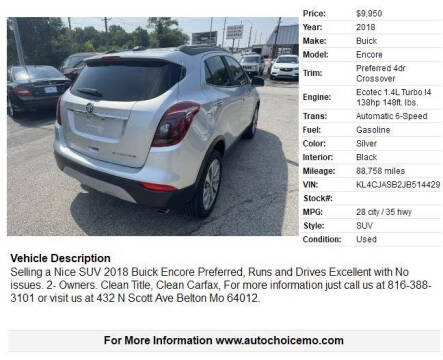 2018 Buick Encore Preferred