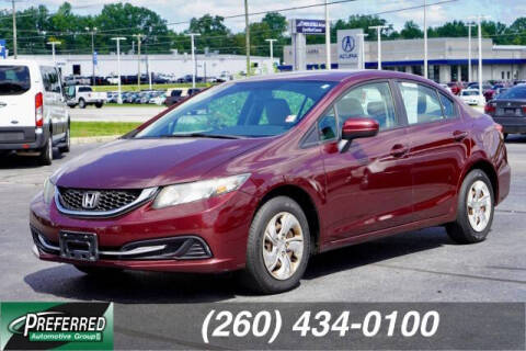 2015 Honda Civic for sale at Preferred Auto Fort Wayne in Fort Wayne IN