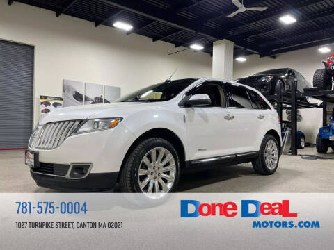 2011 Lincoln MKX for sale at DONE DEAL MOTORS in Canton MA