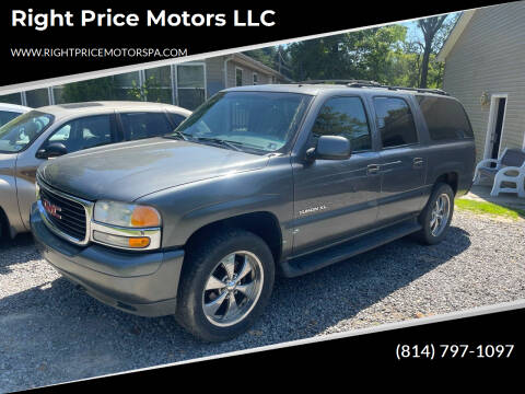2002 GMC Yukon XL for sale at Right Price Motors LLC in Cranberry Twp PA