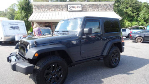 2016 Jeep Wrangler for sale at Driven Pre-Owned in Lenoir NC