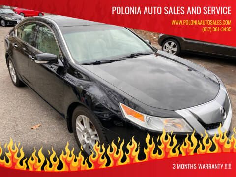 2009 Acura TL for sale at Polonia Auto Sales and Repair Shop in Boston MA