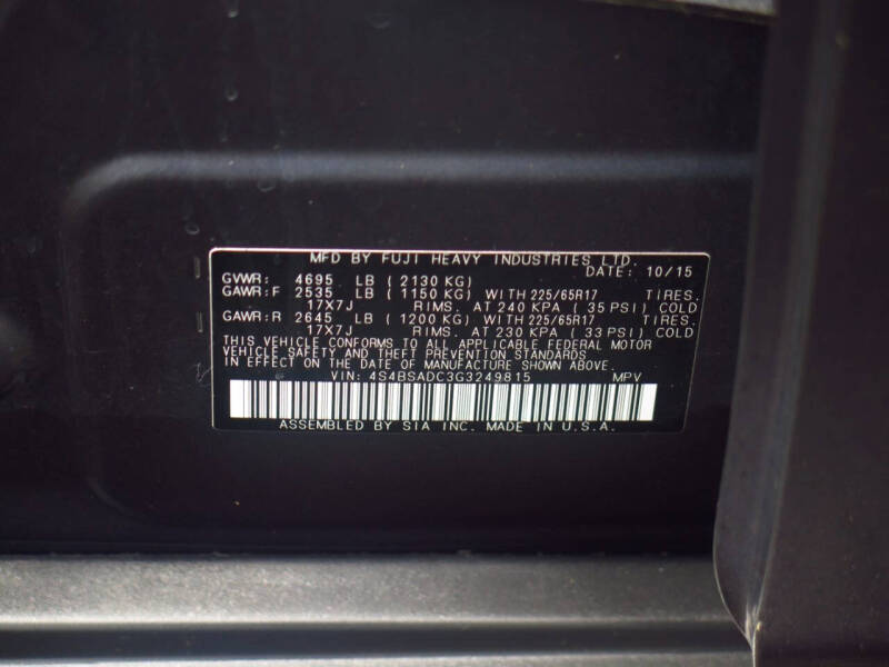 2016 Subaru Outback 2.5i Premium