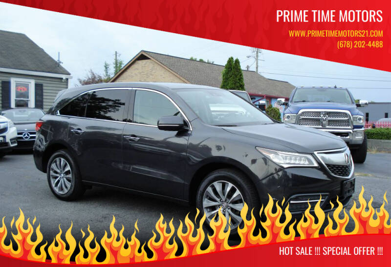 2015 Acura MDX for sale at Prime Time Motors in Marietta GA