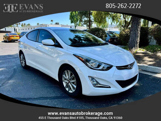 2015 Hyundai ELANTRA for sale at Evans Auto Brokerage & Sales in Thousand Oaks, CA