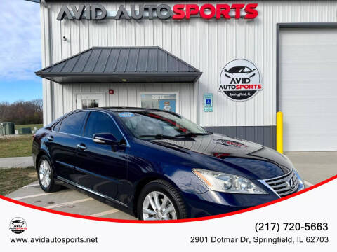 2011 Lexus ES 350 for sale at AVID AUTOSPORTS in Springfield IL