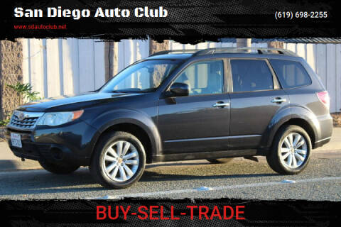 2012 Subaru Forester for sale at San Diego Auto Club in Spring Valley CA