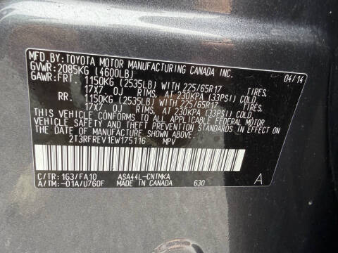 2014 Toyota RAV4 XLE
