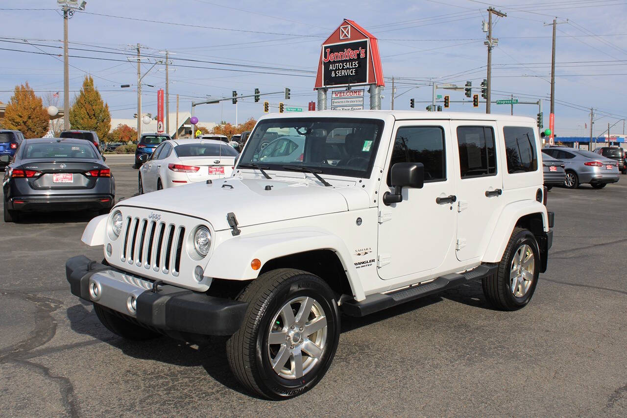 2017 Jeep Wrangler Unlimited for sale at Jennifer's Auto Sales & Service in Spokane Valley, WA