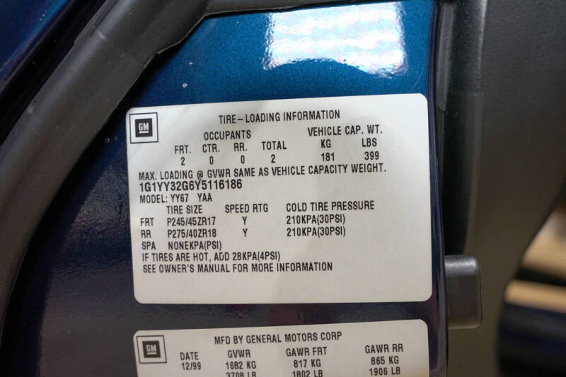 2000 Chevrolet Corvette