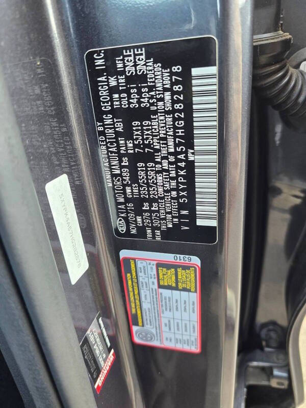 2017 Kia Sorento SX Limited V6