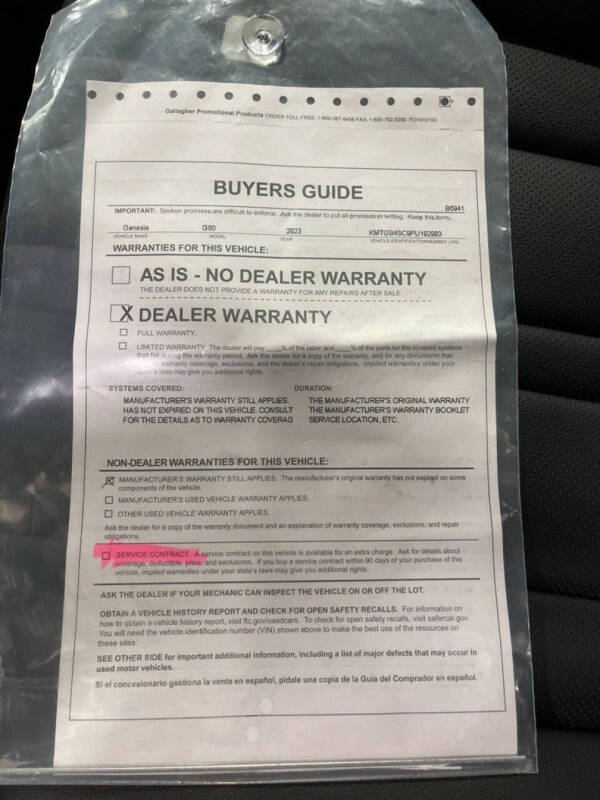 2023 Genesis G80