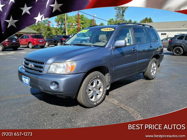 2006 Toyota Highlander for sale at Best Price Autos in Two Rivers WI