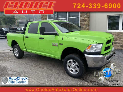2018 RAM 2500 for sale at CHOICE AUTO SALES in Murrysville PA