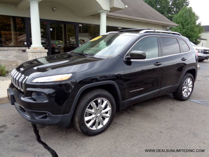 2014 Jeep Cherokee for sale at DEALS UNLIMITED INC in Portage MI