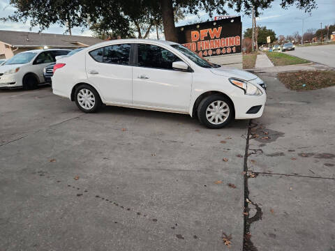 2017 Nissan Versa for sale at DFW AUTO FINANCING LLC in Dallas TX