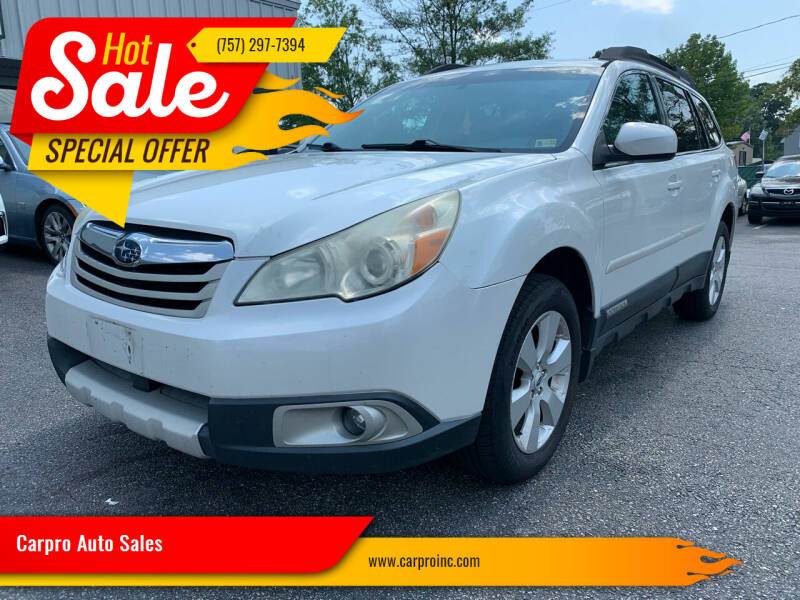 2011 Subaru Outback for sale at Carpro Auto Sales in Chesapeake VA